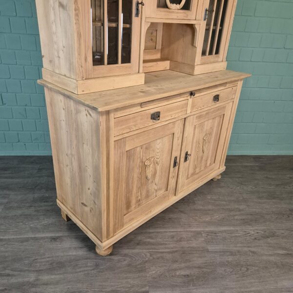 Buffetschrank Schrank Jugendstil 1910 Kiefer – Bild 7