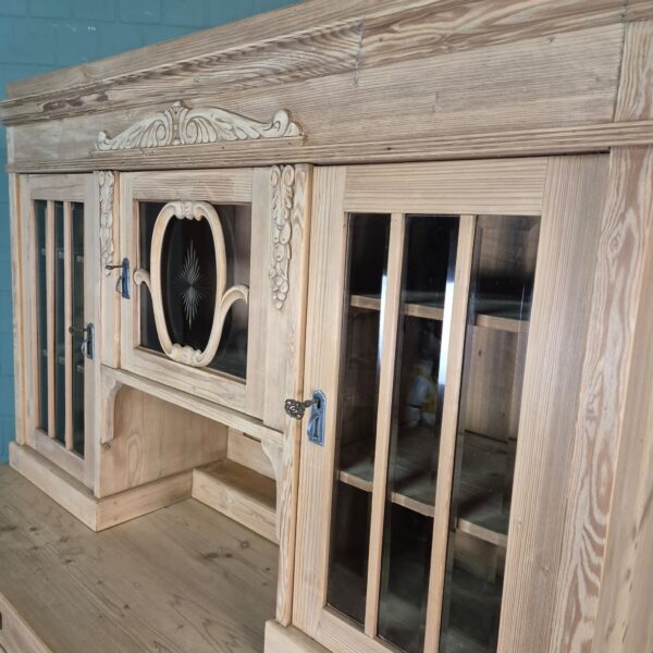 Buffetschrank Schrank Jugendstil 1910 Kiefer – Bild 11