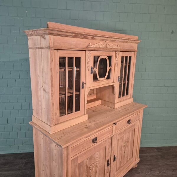 Buffetschrank Schrank Jugendstil 1910 Kiefer – Bild 6