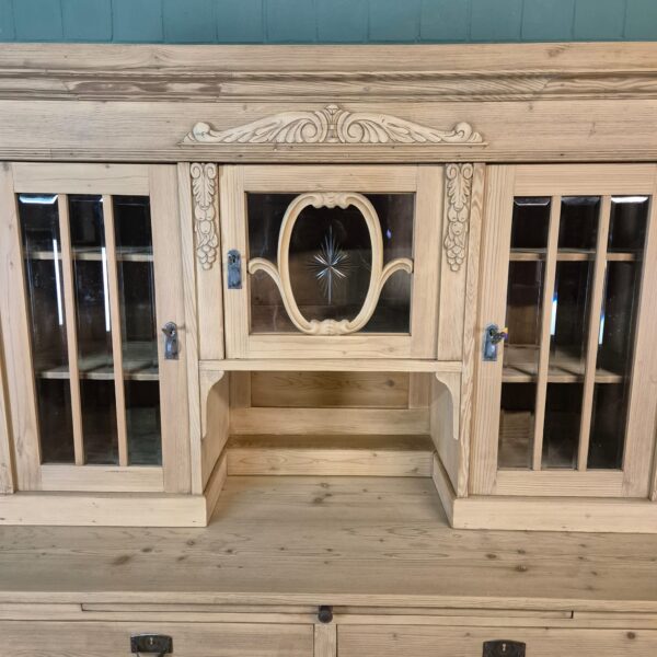 Buffetschrank Schrank Jugendstil 1910 Kiefer – Bild 8