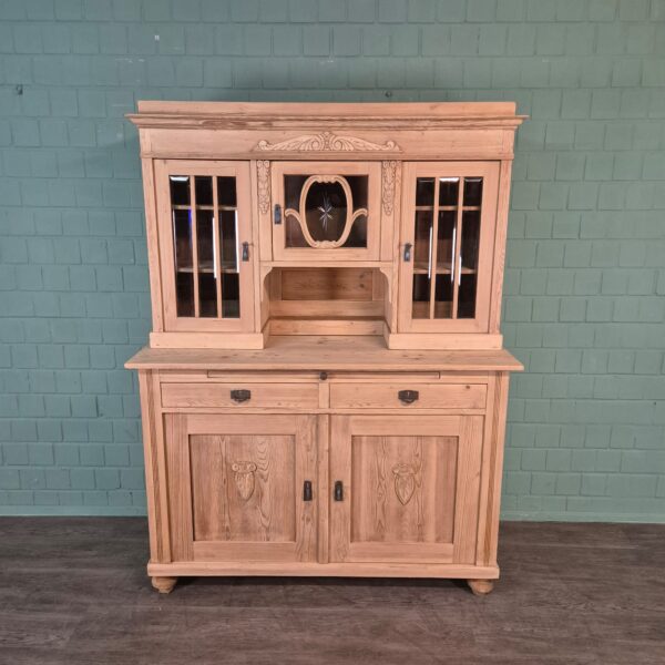 Buffetschrank Schrank Jugendstil 1910 Kiefer – Bild 3