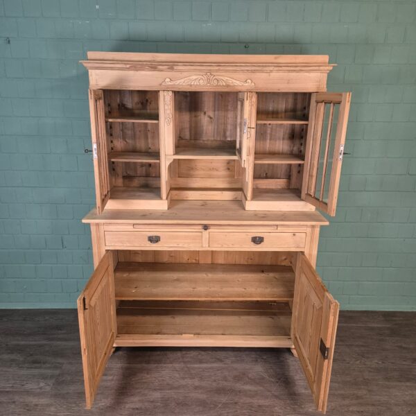 Buffetschrank Schrank Jugendstil 1910 Kiefer – Bild 12