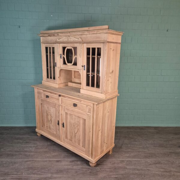 Buffetschrank Schrank Jugendstil 1910 Kiefer – Bild 4