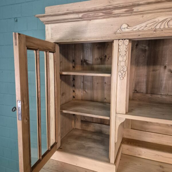 Buffetschrank Schrank Jugendstil 1910 Kiefer – Bild 14