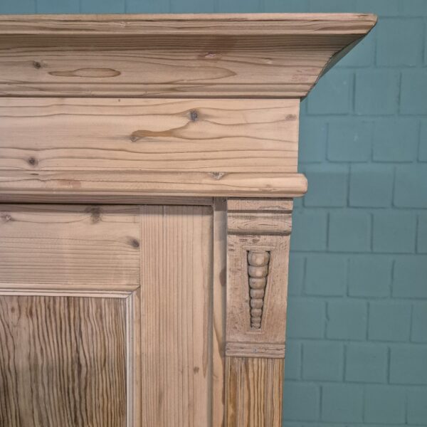 Schrank Kleiderschrank Jugendstil 1900 Kiefer – Bild 6
