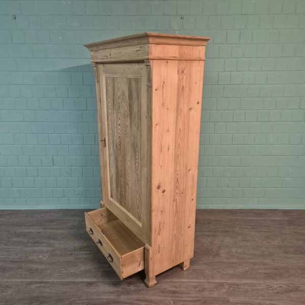 Schrank Kleiderschrank Jugendstil 1900 Kiefer – Bild 12