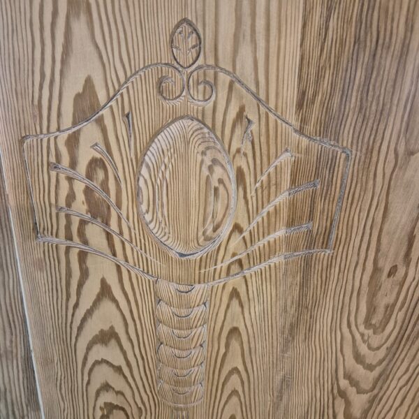 Schrank Kleiderschrank Jugendstil 1900 Kiefer – Bild 7