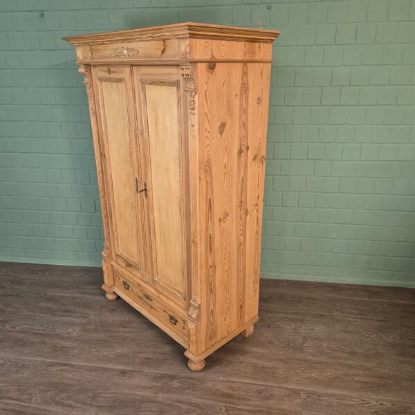 Schrank Kleiderschrank Gründerzeit 1880 Kiefer – Bild 4