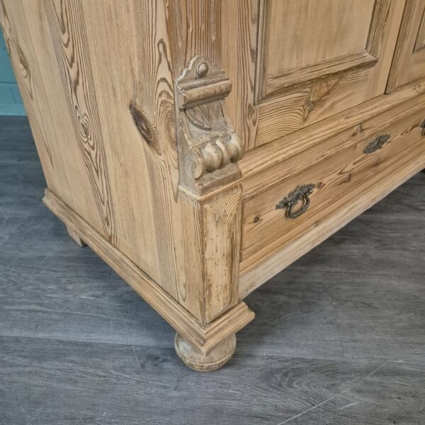 Schrank Kleiderschrank Gründerzeit 1880 Kiefer – Bild 9