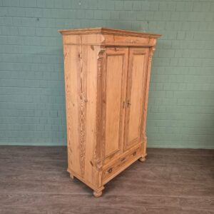 Schrank Kleiderschrank Gründerzeit 1880 Kiefer