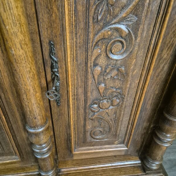Buffetschrank Anrichte Gründerzeit 1880 Eiche – Bild 10