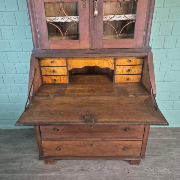 Sekretär Biedermeier 1820 Eiche – Bild 9