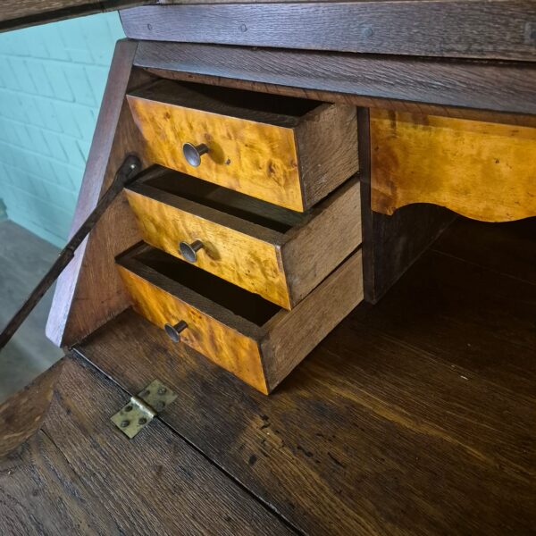 Sekretär Biedermeier 1820 Eiche – Bild 11