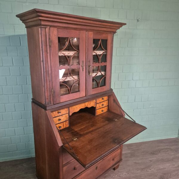 Sekretär Biedermeier 1820 Eiche – Bild 8