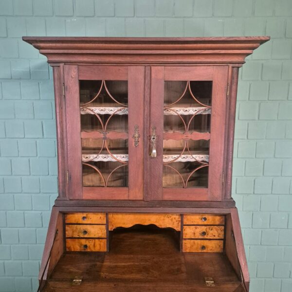 Sekretär Biedermeier 1820 Eiche – Bild 7