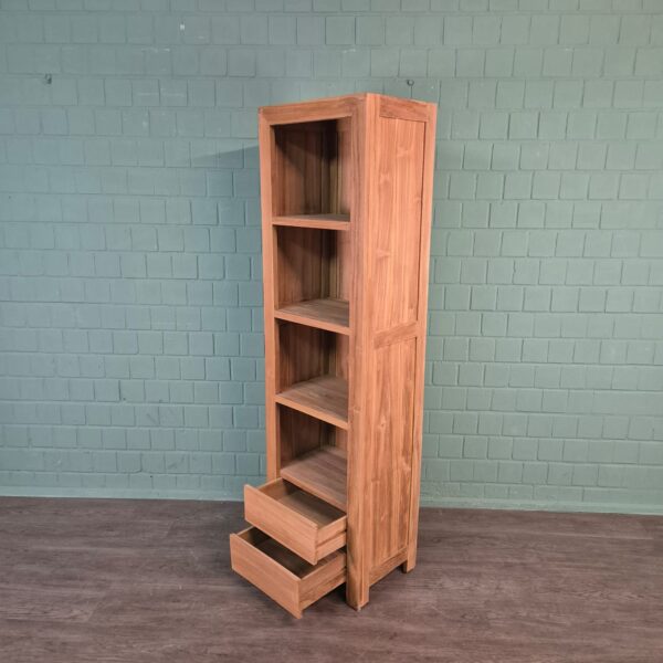 Hochschrank Bücherregal Teakholz 0,55 m Set – Bild 6