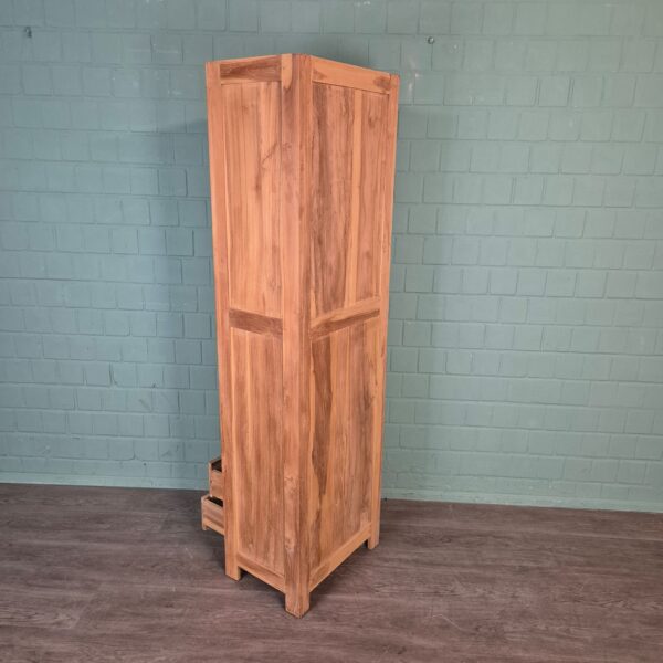 Hochschrank Bücherregal Teakholz 0,55 m Set – Bild 13