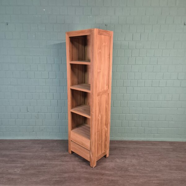 Hochschrank Bücherregal Teakholz 0,55 m Set – Bild 5