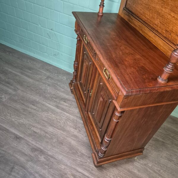 Buffetschrank Schrank Jugendstil 1910 Nussbaum – Bild 6