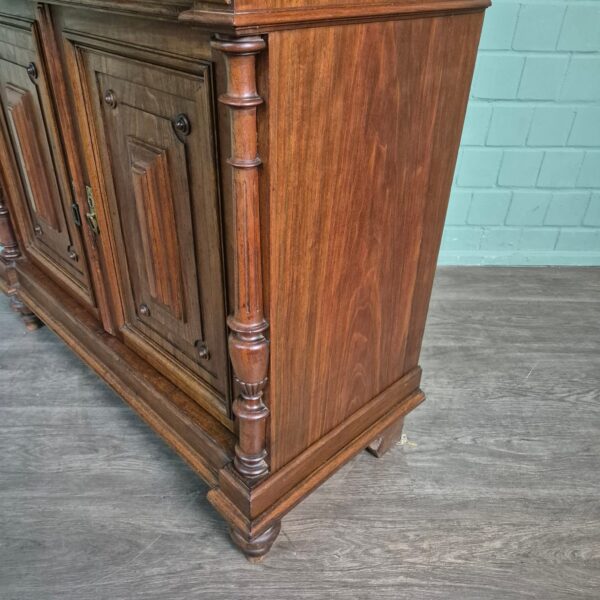 Buffetschrank Schrank Jugendstil 1910 Nussbaum – Bild 7