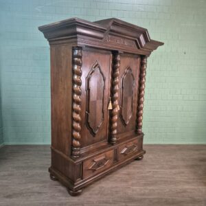 Kleiderschrank Schrank Neubarock 1910 Eiche
