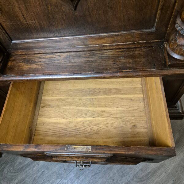 Kleiderschrank Schrank Neubarock 1910 Eiche – Bild 18
