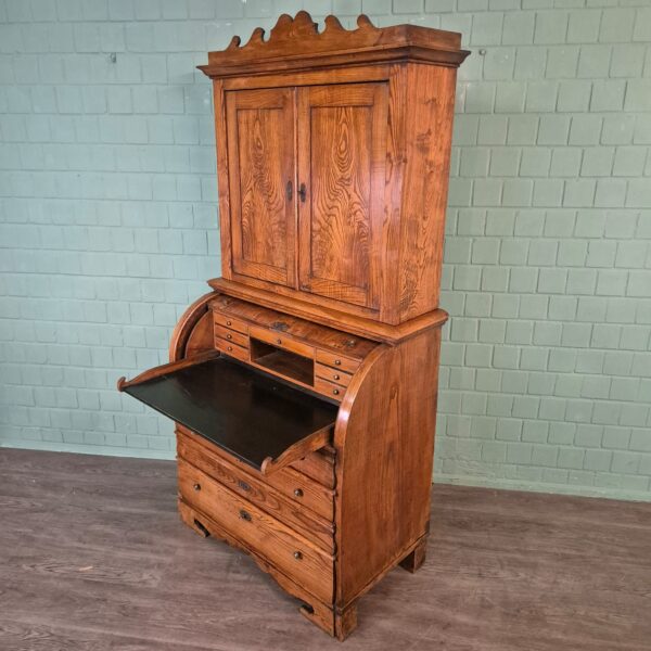 Sekretär Biedermeier 1850 Esche – Bild 9