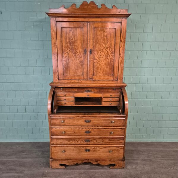 Sekretär Biedermeier 1850 Esche – Bild 10