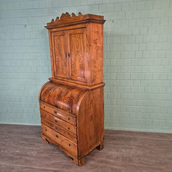 Sekretär Biedermeier 1850 Esche – Bild 8