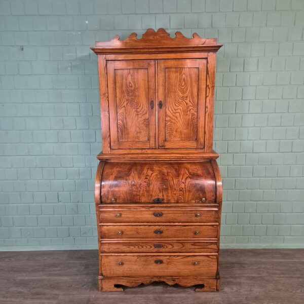 Sekretär Biedermeier 1850 Esche – Bild 3
