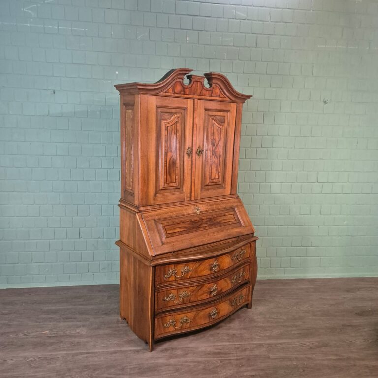 Sekretär Barock 1780 Nussbaum – Bild 4