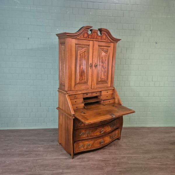 Sekretär Barock 1780 Nussbaum – Bild 12