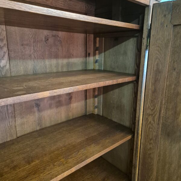 Kleiderschrank Schrank Biedermeier 1840 Eiche – Bild 13