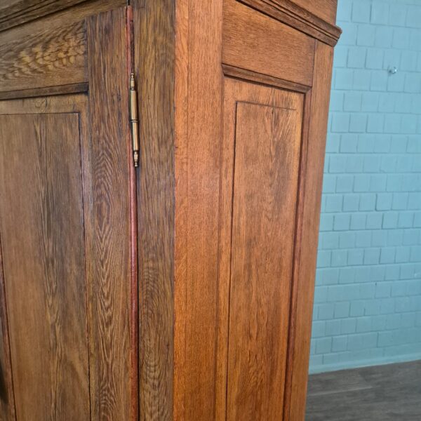 Kleiderschrank Schrank Biedermeier 1840 Eiche – Bild 10