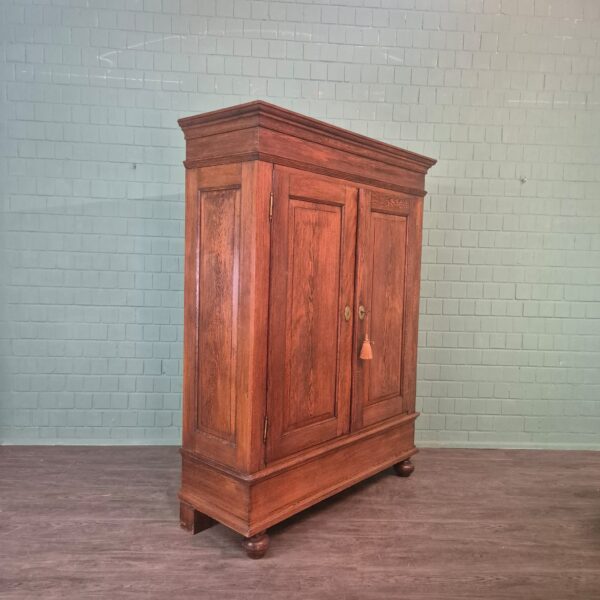 Kleiderschrank Schrank Biedermeier 1840 Eiche