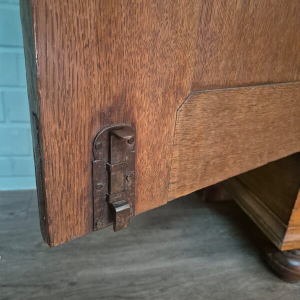 Kleiderschrank Schrank Biedermeier 1840 Eiche – Bild 15