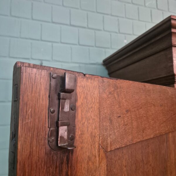 Kleiderschrank Schrank Biedermeier 1840 Eiche – Bild 16