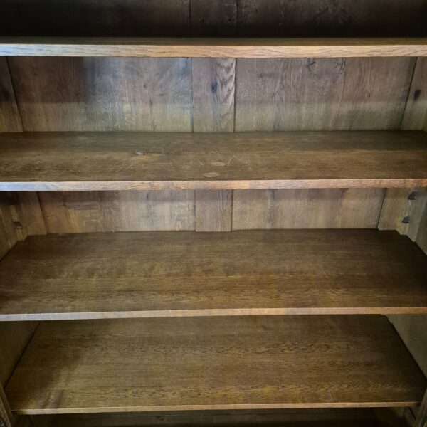 Kleiderschrank Schrank Biedermeier 1840 Eiche – Bild 12