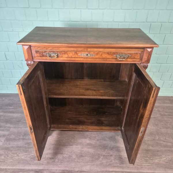 Anrichte Halbschrank Gründerzeit 1880 Nussbaum – Bild 11