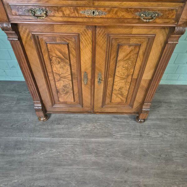 Anrichte Halbschrank Gründerzeit 1880 Nussbaum – Bild 8