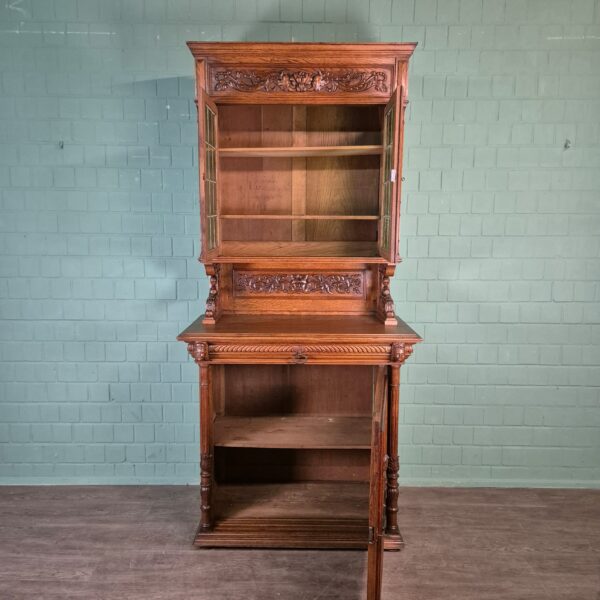 Buffetschrank Schrank Gründerzeit 1880 Eiche – Bild 13