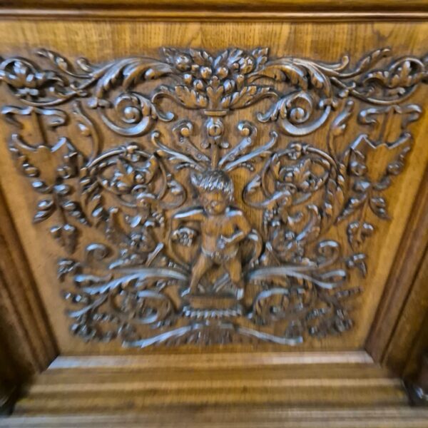 Buffetschrank Schrank Gründerzeit 1880 Eiche – Bild 9