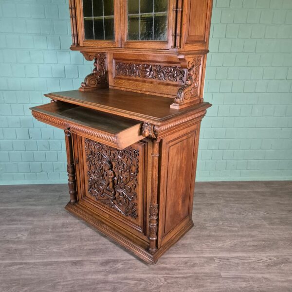 Buffetschrank Schrank Gründerzeit 1880 Eiche – Bild 16