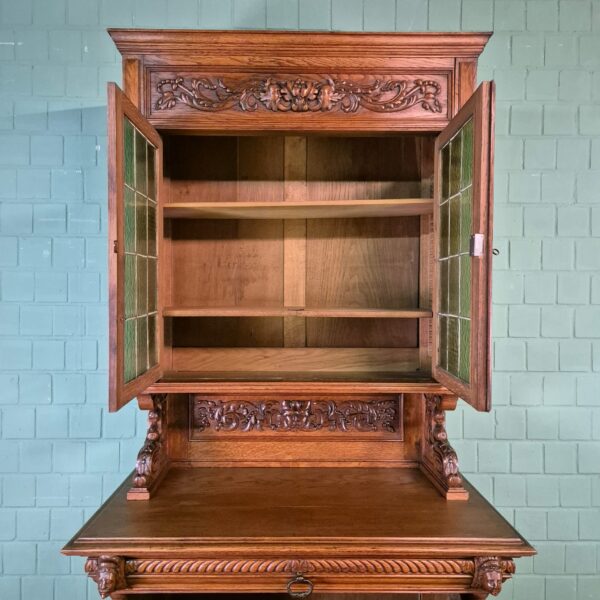 Buffetschrank Schrank Gründerzeit 1880 Eiche – Bild 14