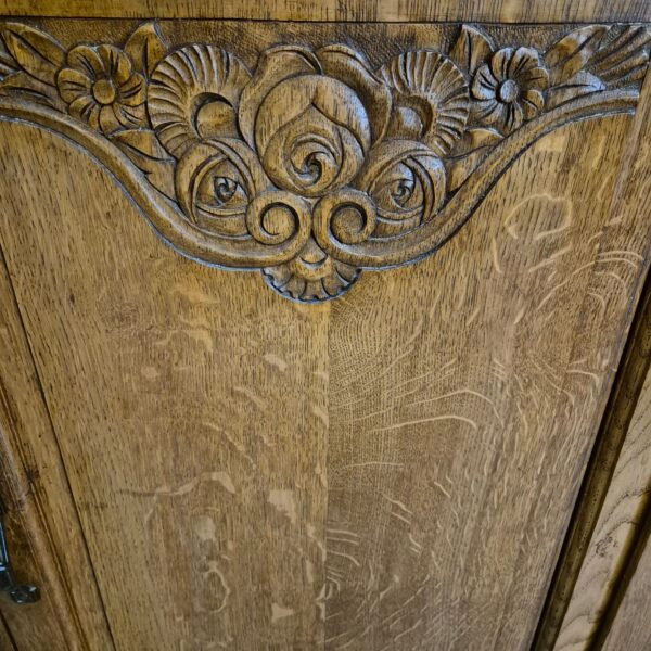Buffetschrank Schminktisch Art-Deco 1930 Eiche – Bild 6