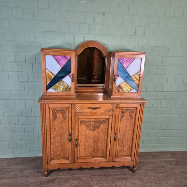 Buffetschrank Schminktisch Art-Deco 1930 Eiche – Bild 3