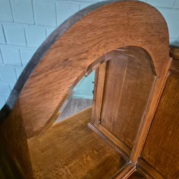 Buffetschrank Schminktisch Art-Deco 1930 Eiche – Bild 11