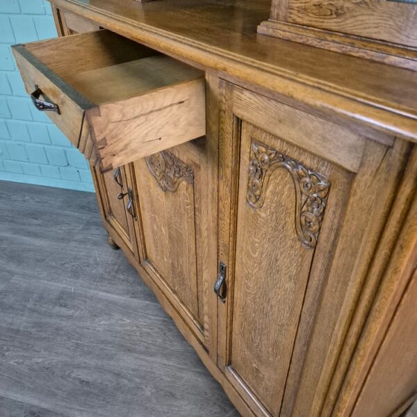 Buffetschrank Schminktisch Art-Deco 1930 Eiche – Bild 16