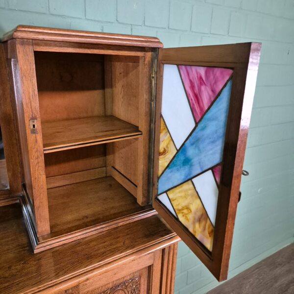 Buffetschrank Schminktisch Art-Deco 1930 Eiche – Bild 14