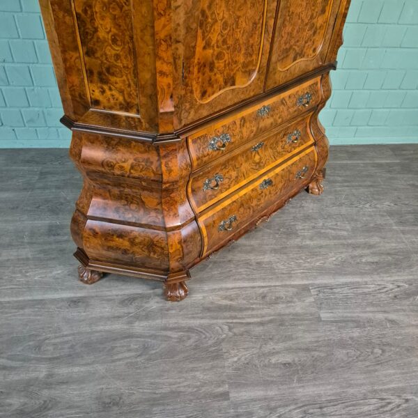Kabinettschrank Schrank Neubarock Nussbaum 1,43 m – Bild 9